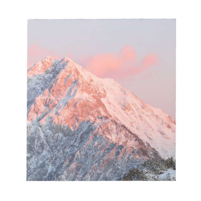 Förra sol-ljudet på Storžič, Slovenien Anteckningsblock (Framsida)