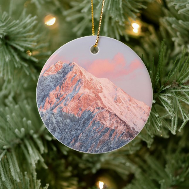 Förra sol-ljudet på Storžič, Slovenien Julgransprydnad Keramik (Träd)