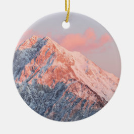 Förra sol-ljudet på Storžič, Slovenien Julgransprydnad Keramik