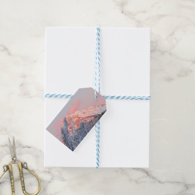 Förra sol-ljudet på Storžič, Slovenien Presentetikett (With Twine)