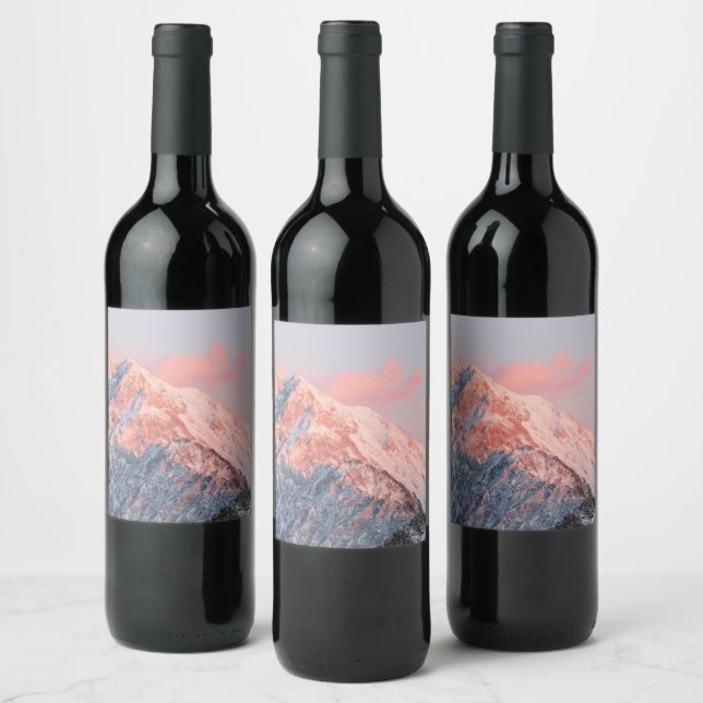 Förra sol-ljudet på Storžič, Slovenien Vinflaska Etikett (Flaskor)