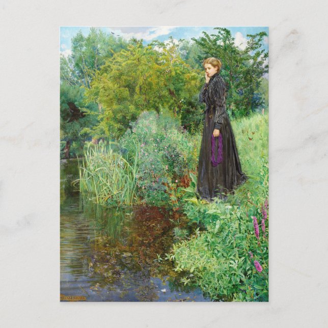 Förra sommaren var gräset grönt | Byam Shaw Vykort (Framsida)