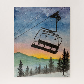 Förra Springa-pusselpusslet för skidåkare Pussel