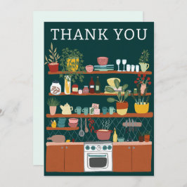 FÖRRÅDA KÖKET Bröllopsdusch ANPASSAD Söt Tack Kort