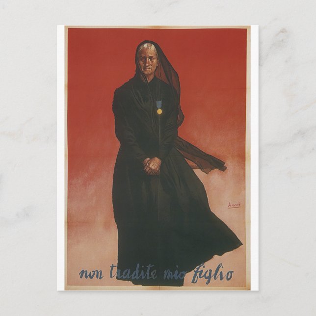 förråda Propaganda Poster Vykort (Framsida)