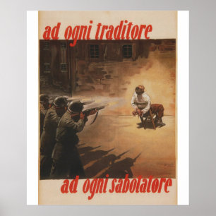 förrädare till varje Propaganda-Poster Poster