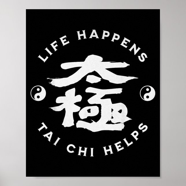 Förrådsliv Händer Tai Chi Hjälper Poster (Framsidan)