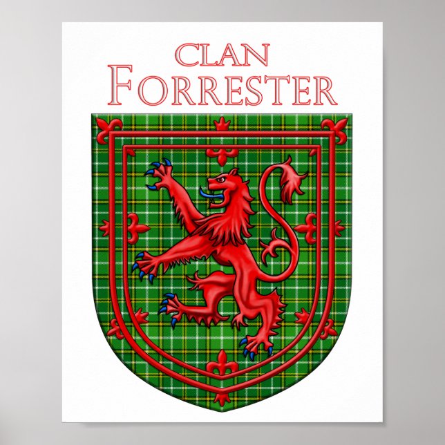 Forrester Hunting Tartan Scottish Play Poster (Framsidan)