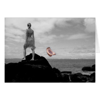 Förrymd hatt hälsningskort