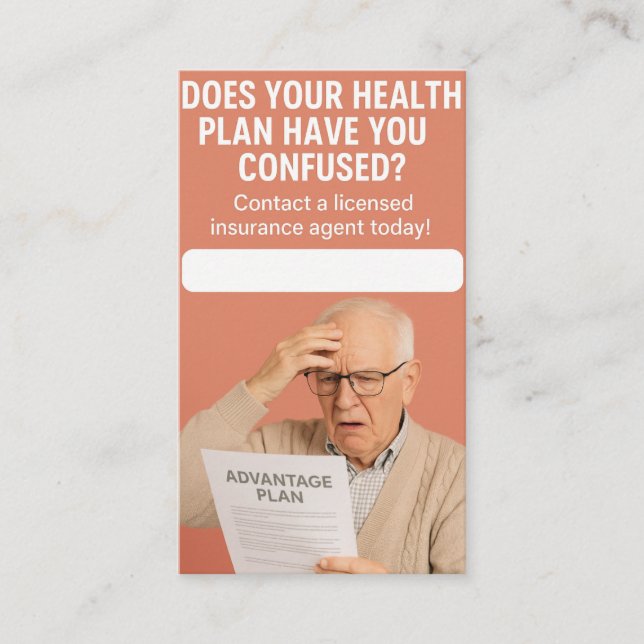 Försäkring Agent - Förmånligt Affärskort Visitkort (Framsida)