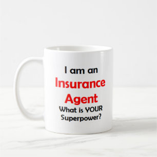 försäkring agent kaffemugg