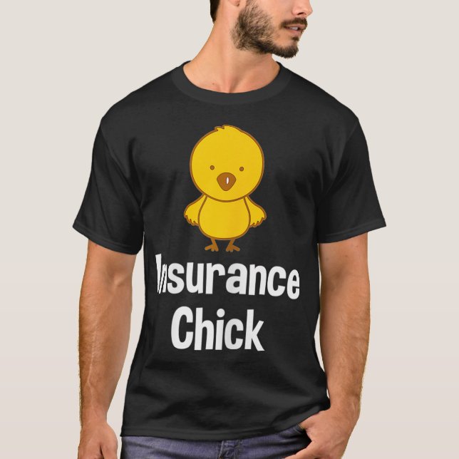 Försäkring av Chick för kvinnoförsäkring T Shirt (Framsida)