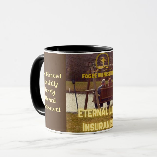 Försäkring av livförsäkring Mugg (Framsida vänster)