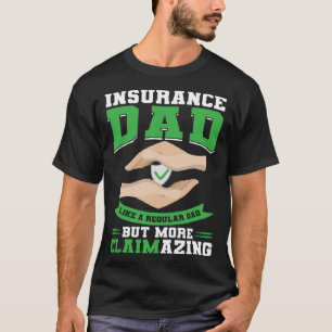 Försäkring i Pappa Agent T Shirt