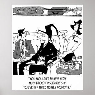 Försäkring Tecknad 5221 Poster