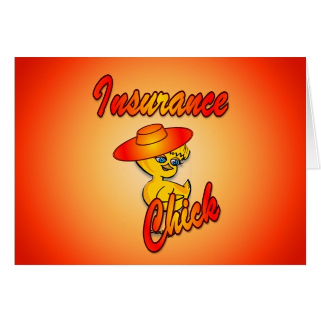 Försäkringens Chick nr 5 Hälsningskort (Framsidan Horizontal)