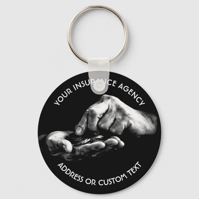 Försäkringsbyråns ägare eller försäkringsbolag Age Nyckelring (Framsida)