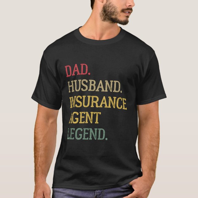 Försäkringsprestanda för Agent i pappa, Agent T Shirt (Framsida)