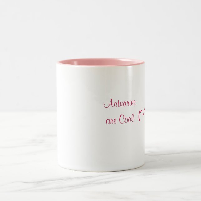 Försäkringsstatistiker/ockupation/yrke är den Två-Tonad mugg (Center)