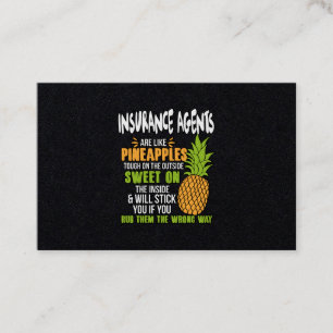 Försäkringstekniska Agenter är som ananas. Visitkort