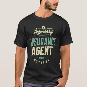 Försäkringsyrkena i Agent födelsedag T Shirt