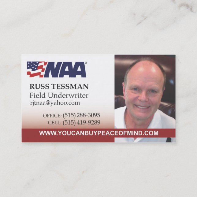 Försäkringvisitkortar Visitkort (Framsida)