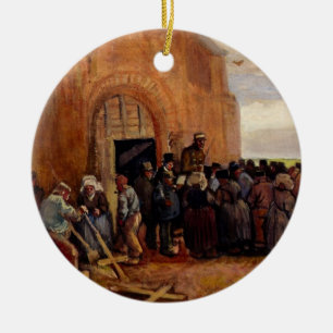 Försäljning av byggnadsskrot av Vincent van Gogh Julgransprydnad Keramik
