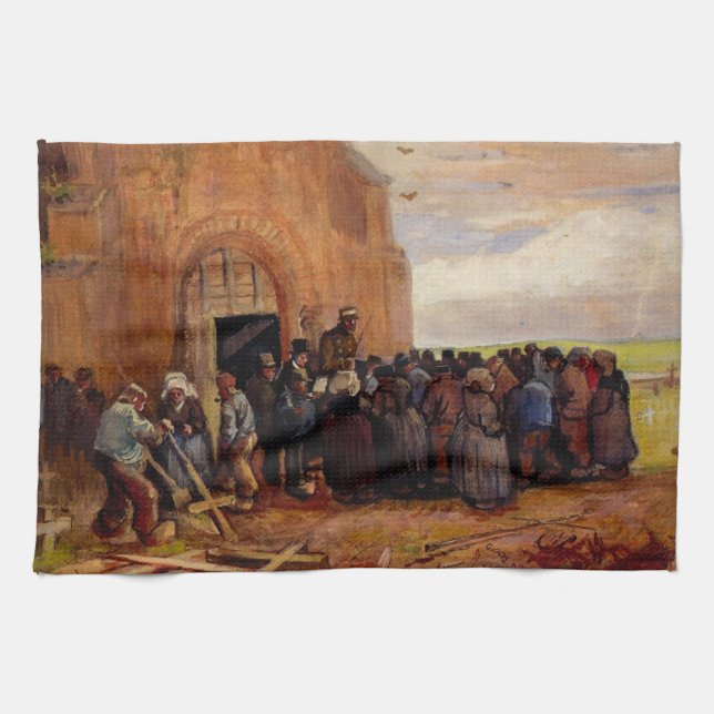 Försäljning av byggnadsskrot av Vincent van Gogh Kökshandduk (Horisontell)