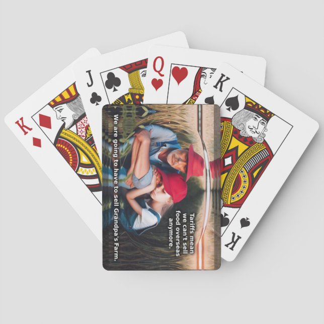 Försäljning av farfars gård casinokort (Baksidan)