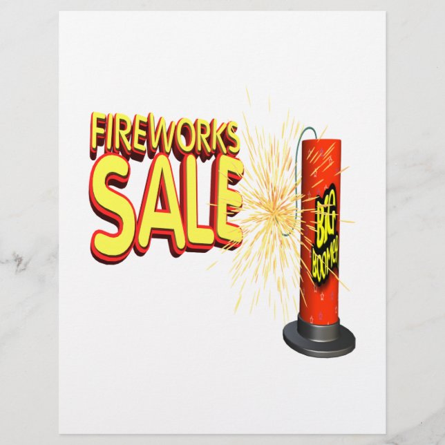 Försäljning av Fireworks Reklamblad (Framsidan)