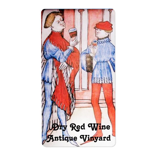 FÖRSÄLJNING AV GAMMAL GRAPE VINEYARD RED VIN FRAKTSEDEL (Framsidan)