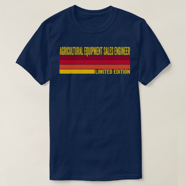 Försäljning av jordbruksutrustning Ingenjör T Shirt (Design framsida)