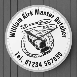 Försäljning av Master Butcher Kött Stor Klocka