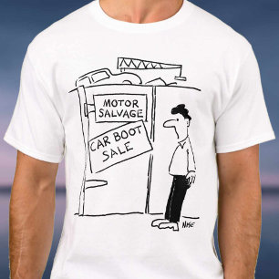 Försäljning av motorbärgningsbil vid start t shirt