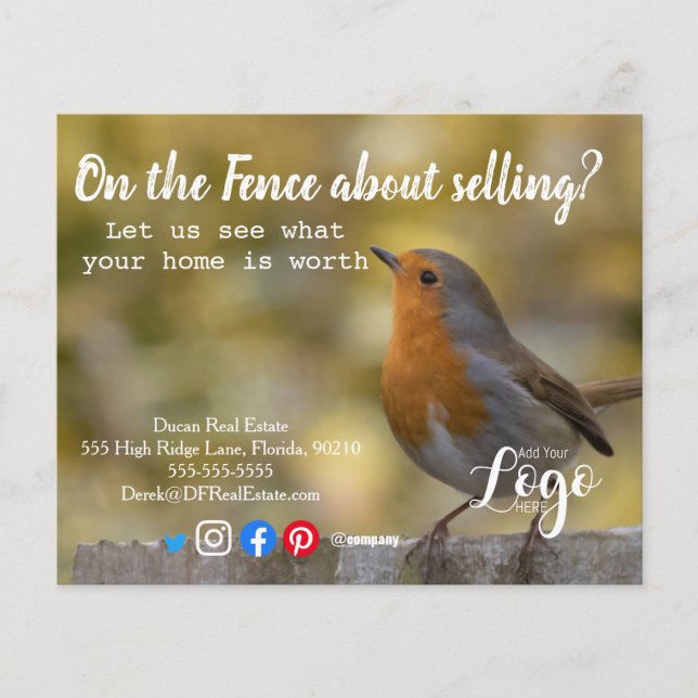 försäljning av remittering av brevbärare i gods ma flygblad (Framsidan)