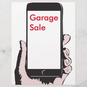 Försäljning av Smartphone-bangård. Reklamblad
