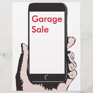 Försäljning av Smartphone-bangård. Reklamblad