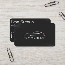 Försäljning av svarta Eleganter Visitkort