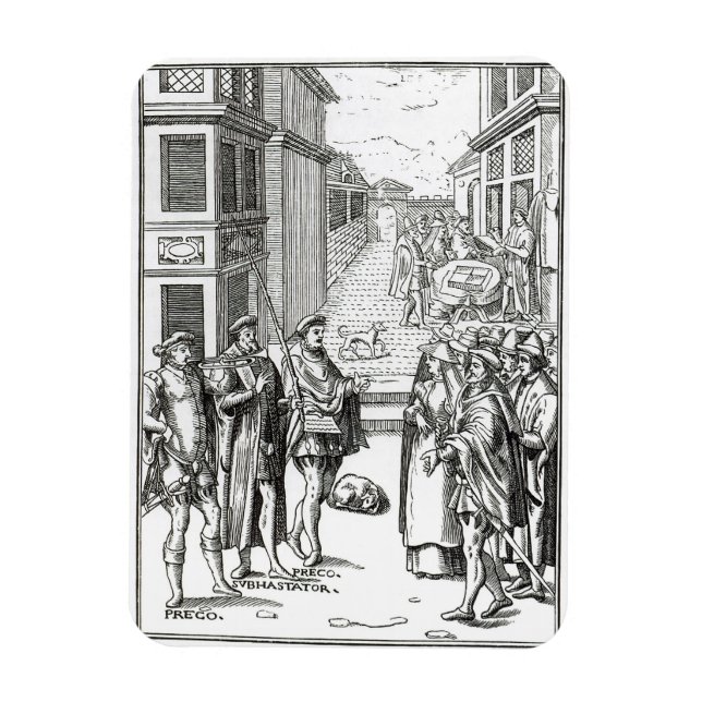 Försäljning av Town Crier, efter en träff i Praxis Magnet (Vertikal)