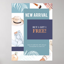 Försäljning av vattenfärg Mode Poster