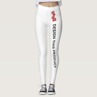 FÖRSÄLJNING! Baljväxter - Fullt - vit - Anpassning Leggings