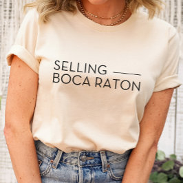 Försäljning Boca Raton - Försäljning Solnedgång T- T Shirt