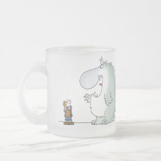 Försäljning börjar när kunden säger nej frostad glasmugg