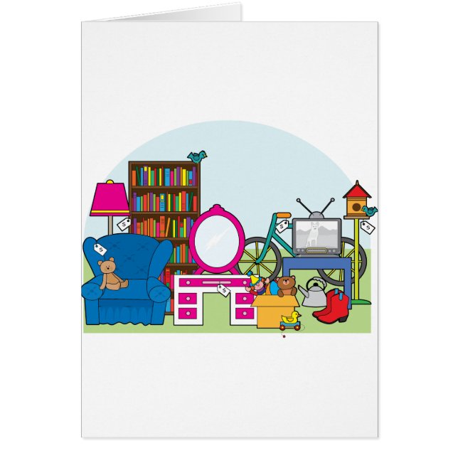 Försäljning hemifrånsaker hälsningskort (Framsidan)