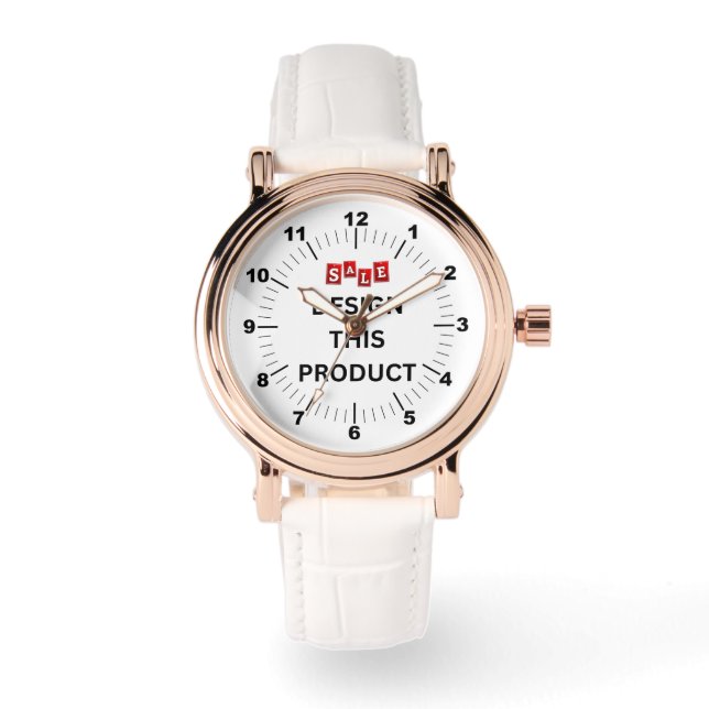 FÖRSÄLJNING! Kvinnobevakning - Personlig - Ro Guld Armbandsur (Framsida)