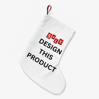 FÖRSÄLJNING! Liten - borstad poly - 2 sidor Julstrumpa