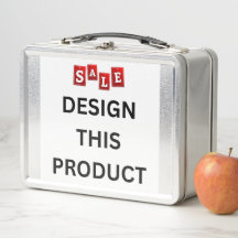 FÖRSÄLJNING! Metall Lunchbox - rostfri - Anpassnin