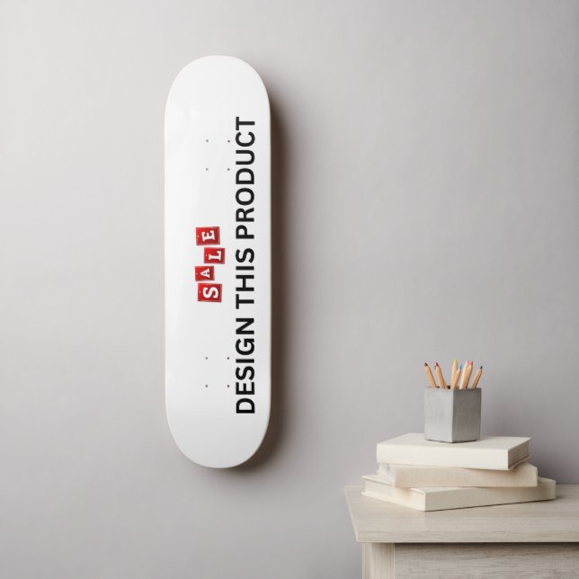 FÖRSÄLJNING! Skateboard Deck - 8 1/2 tum - Anpassn (Väggkonst)