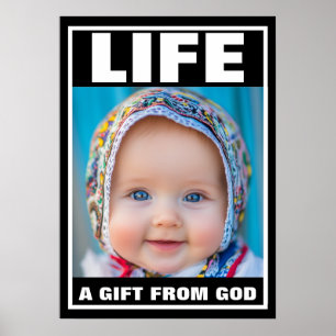 FÖRSÄLJNING SMILING AV FLICKA LIV POSTER