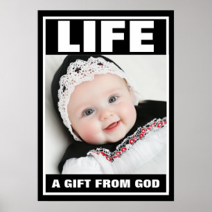 FÖRSÄLJNING SMILING AV FLICKA LIV POSTER